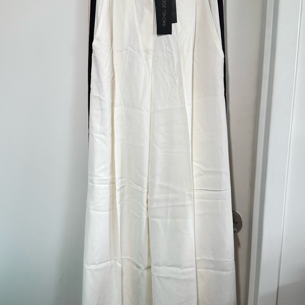 Rachel Zoe Theo Wide Leg Silk Lined Trouser